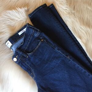 Frame Denim Women's Skinny Jeans - Dark Blue